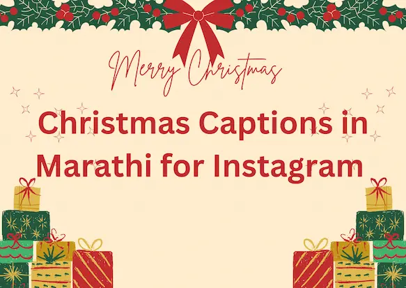 Christmas Captions in Marathi for Instagram