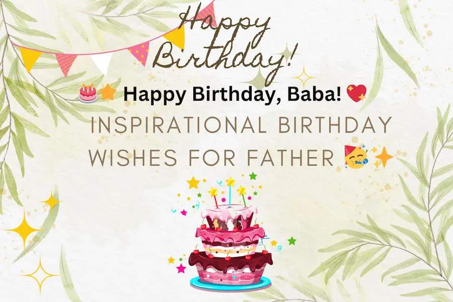 Inspirational Birthday Wishes for Father | वडिलांसाठी प्रेरणादायी वाढदिवस शुभेच्छा