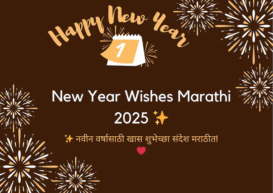 New Year Wishes Marathi 2025 | नवीन वर्षाच्या खास शुभेच्छा संदेश 2025